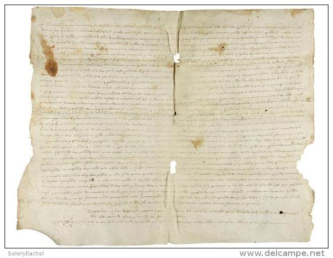 1345. MANUSCRITO: (VALLES-MARATA-CORRO DE DALT. PERE TORRENT, HIJO DE RAIMON AULET DE LA PARROQUIA... - Ohne Zuordnung