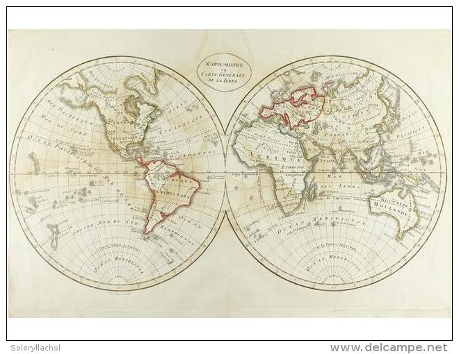 1800 Ca. MAPA: (ATLAS). [GUTHRIE, WILLIAM:]. ATLAS De La Obra: ABREGE DE LA GEOGRAPHIE... - Ohne Zuordnung