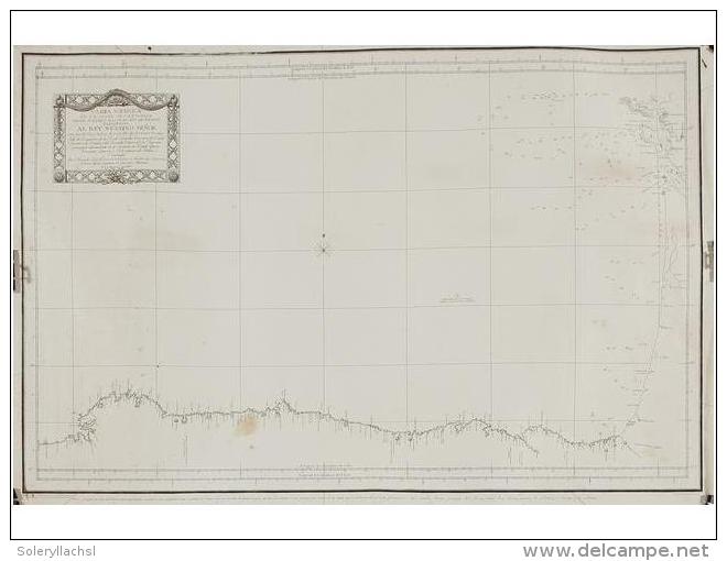 1788. MAPA: (CARTA NAUTICA-CANTABRIA). TOFI&Ntilde;O DE SAN MIGUEL, VICENTE: CARTA ESFERICA... - Ohne Zuordnung