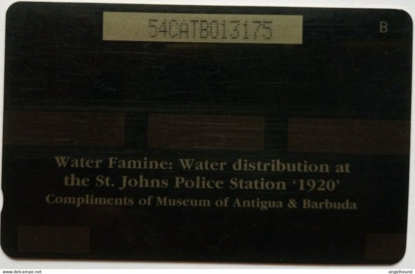 Anrigua And Barbuda EC$10  54CATB " Water Famine 1920 " - Antigua U. Barbuda