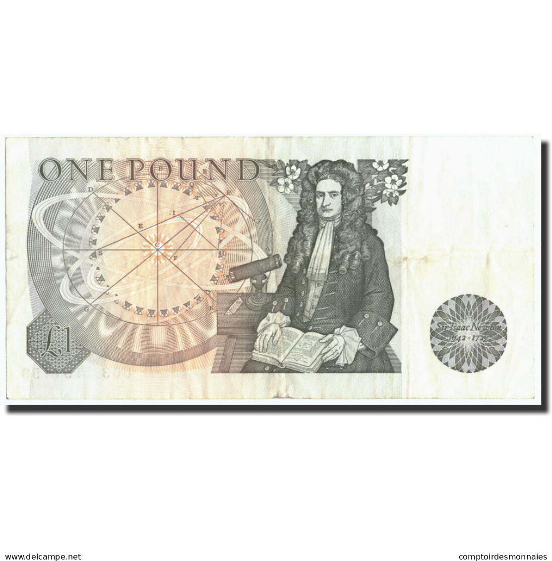 Billet, Grande-Bretagne, 1 Pound, Undated (1978-84), Undated, KM:377a, TTB - 1 Pond
