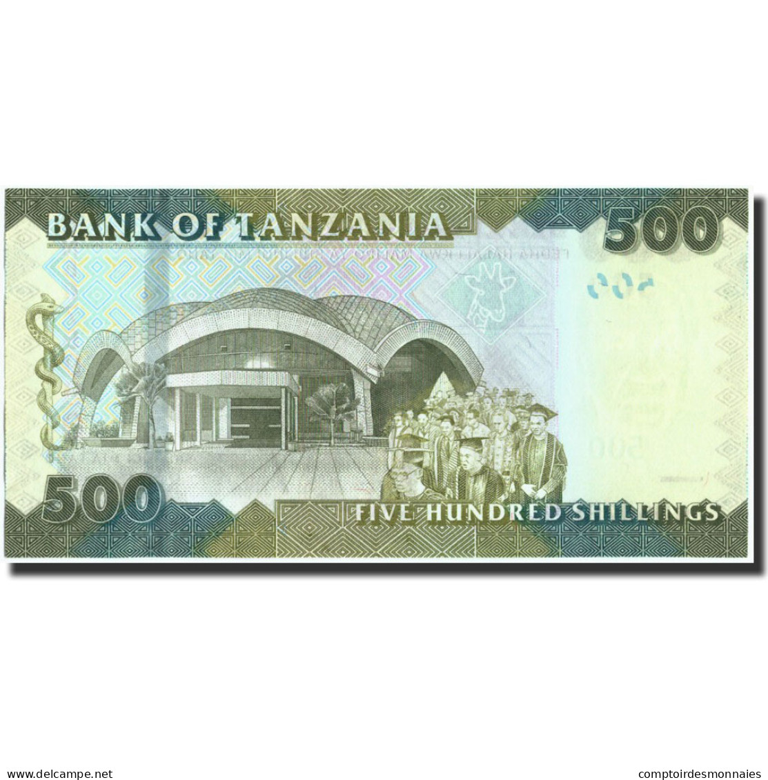 Billet, Tanzania, 500 Shilingi, Undated (2010), Undated, KM:40, NEUF - Tanzania