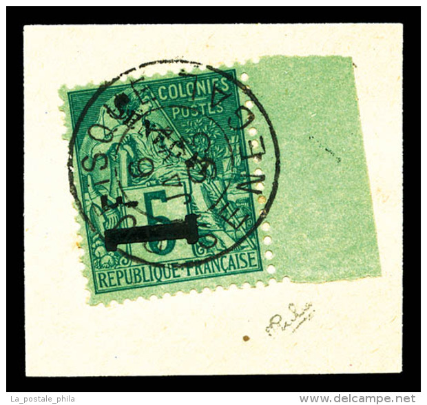 O N&deg;6/7, Timbres Des Colonies Surcharg&eacute;s, Les 2 Valeurs TB (sign&eacute; Calves/certificat)   Cote: 440... - Used Stamps