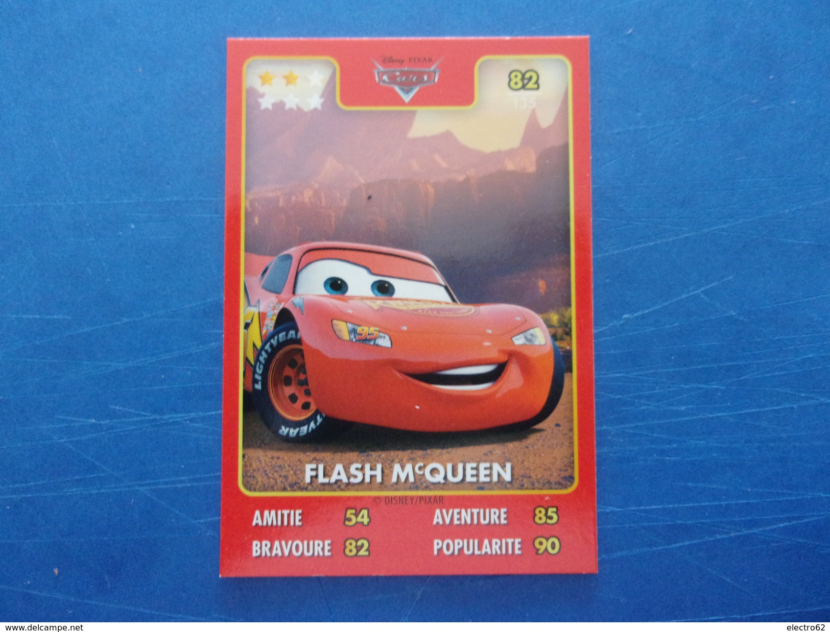 carte Disney PIXAR voiture Flash McQUEEN Cars
