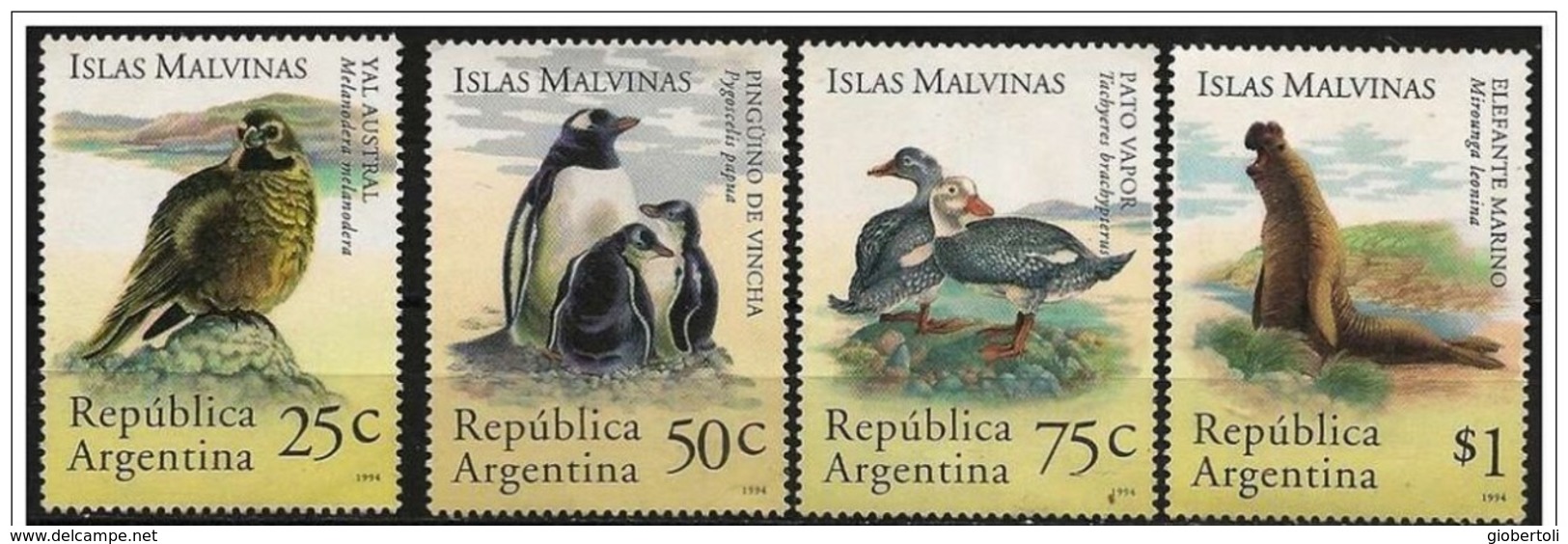 Argentina/Argentine: Fauna Delle Malvines, Fauna Of The Malvinas, Faune Des îles Malvinas - Antarktischen Tierwelt