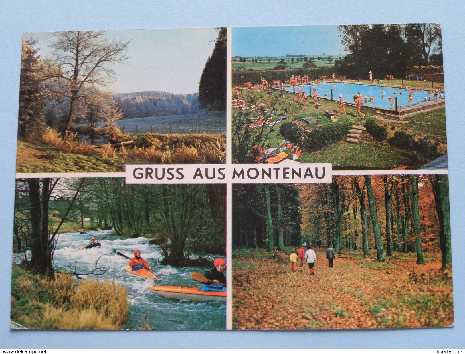 Gruss Aus MONTENAU ( Lander ) Anno 1977 ( Zie/voir Foto Voor Details ) !! - Amblève - Amel
