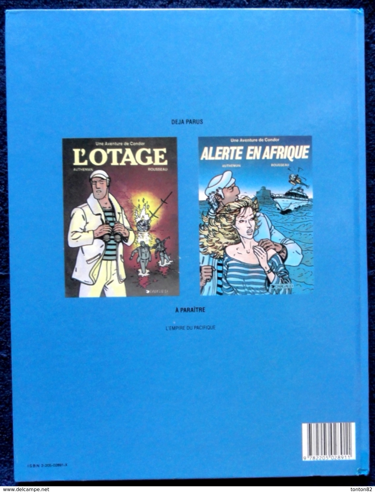 Autheman / Rousseau - " Alerte En Afrique " - Une Aventure De Condor - Dargaud - ( E.O 1985 ) . - Jonas Fink