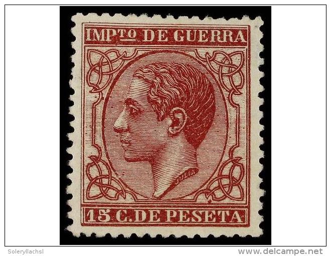 * ESPA&Ntilde;A. Ed.188. 15 Cts. Carm&iacute;n. Centraje Perfecto. LUJO. Cat. 35&euro;. - Other & Unclassified