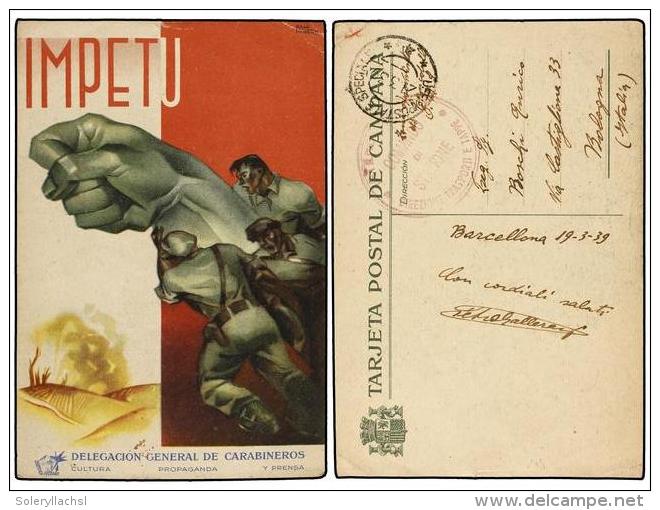 ESPA&Ntilde;A GUERRA CIVIL. 1939 (21-3). Tarjeta Postal De Campa&ntilde;a &acute;IMPETU&acute; Editada Por... - Other & Unclassified