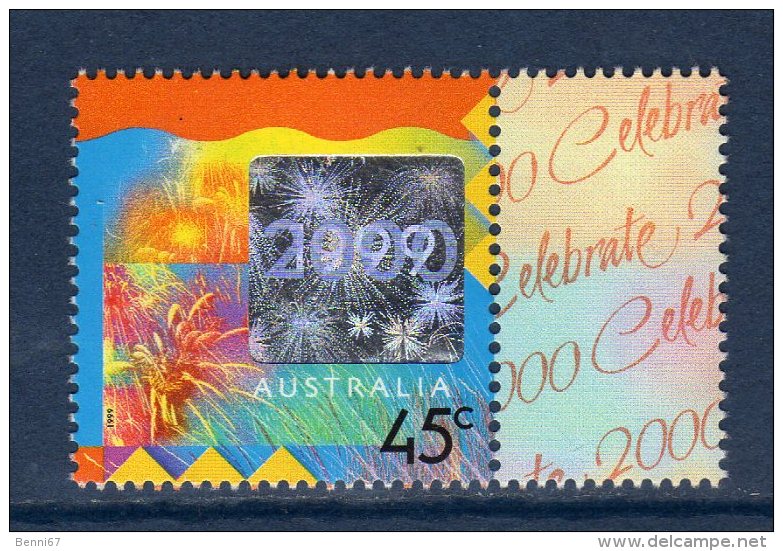 AUSTRALIE Australia 1999 Célébration An 2000 Yv 1784 Hologramme MNH ** - Hologrammen