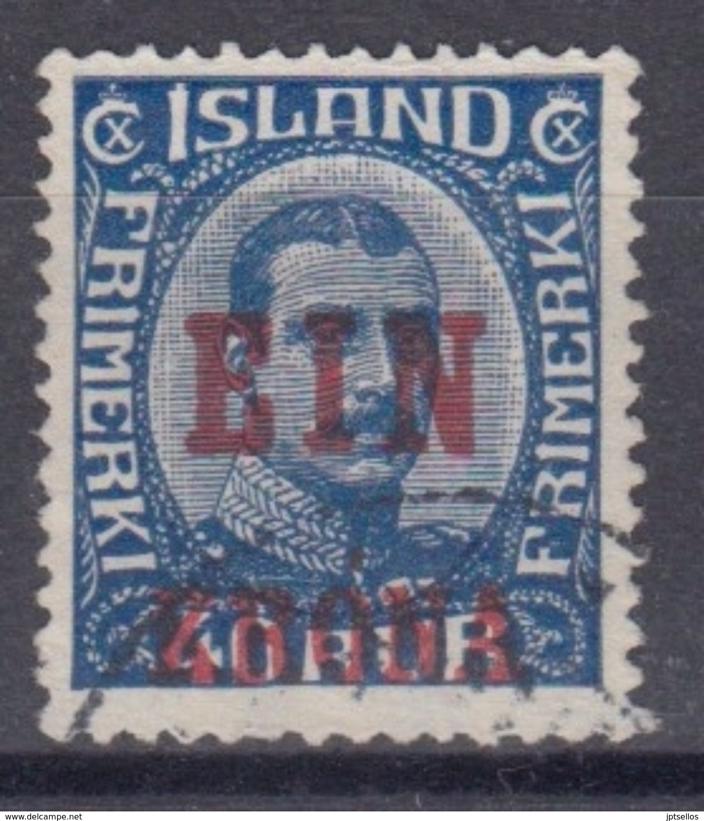 ISLANDIA 1926 Nº 120 USADO - Oblitérés