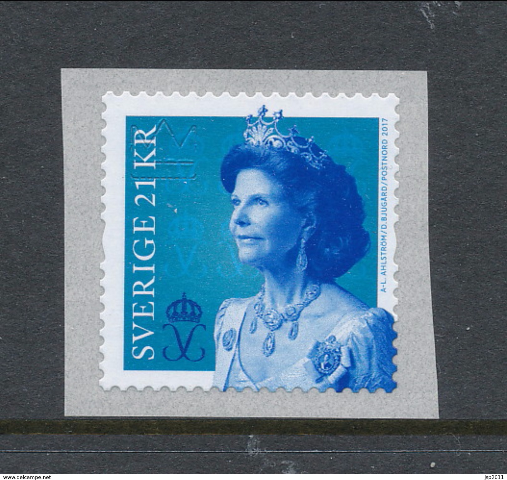 Sweden 2017. Facit # 3175. Queen Silvia - International Mail Coil With Control # On Back. MNH (**) - Nuovi