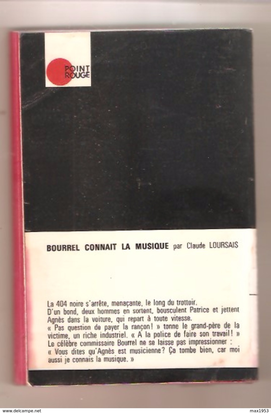 Claude Loursais- BOURREL Connaît La Musique - Collection: Point Rouge N° 8 - 1972 - Hachette - Point Rouge