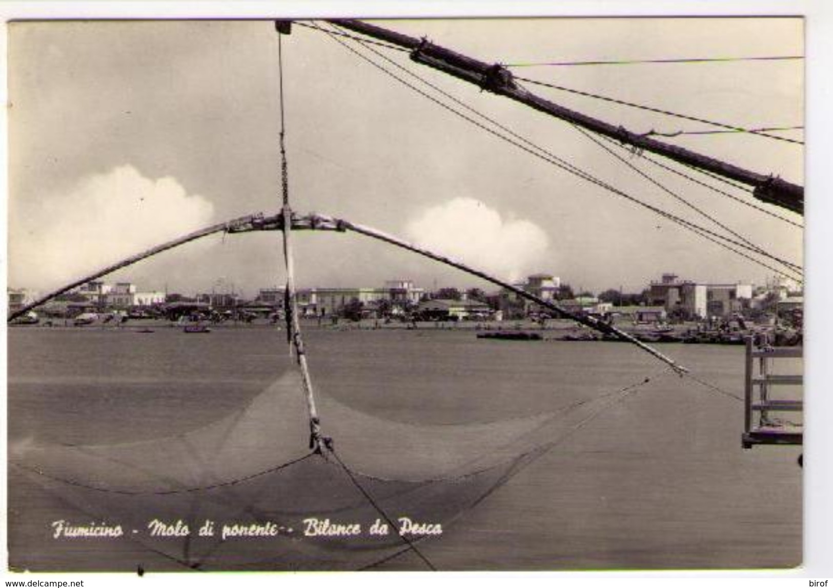 FIUMICINO - MOLO DI PONENTE - BILANCIA DA PESCA  (RM) - Fiumicino