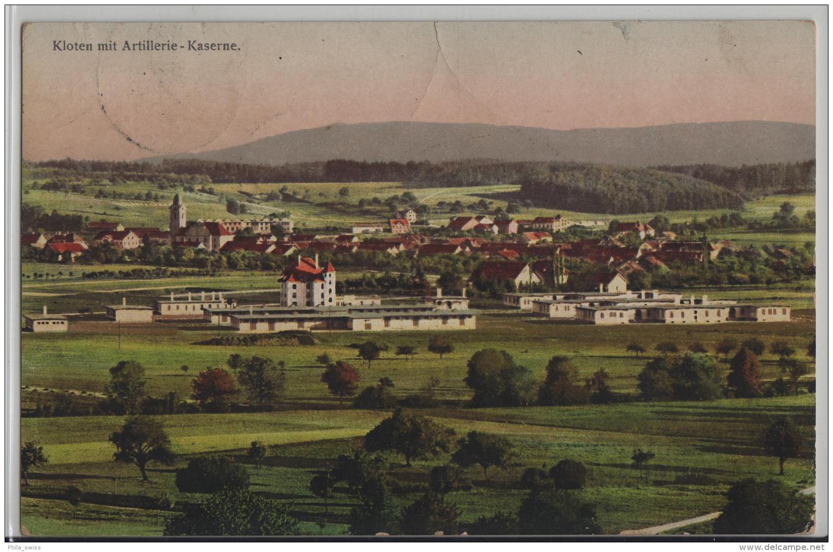 Kloten Mit Artillerie-Kaserne - Kloten