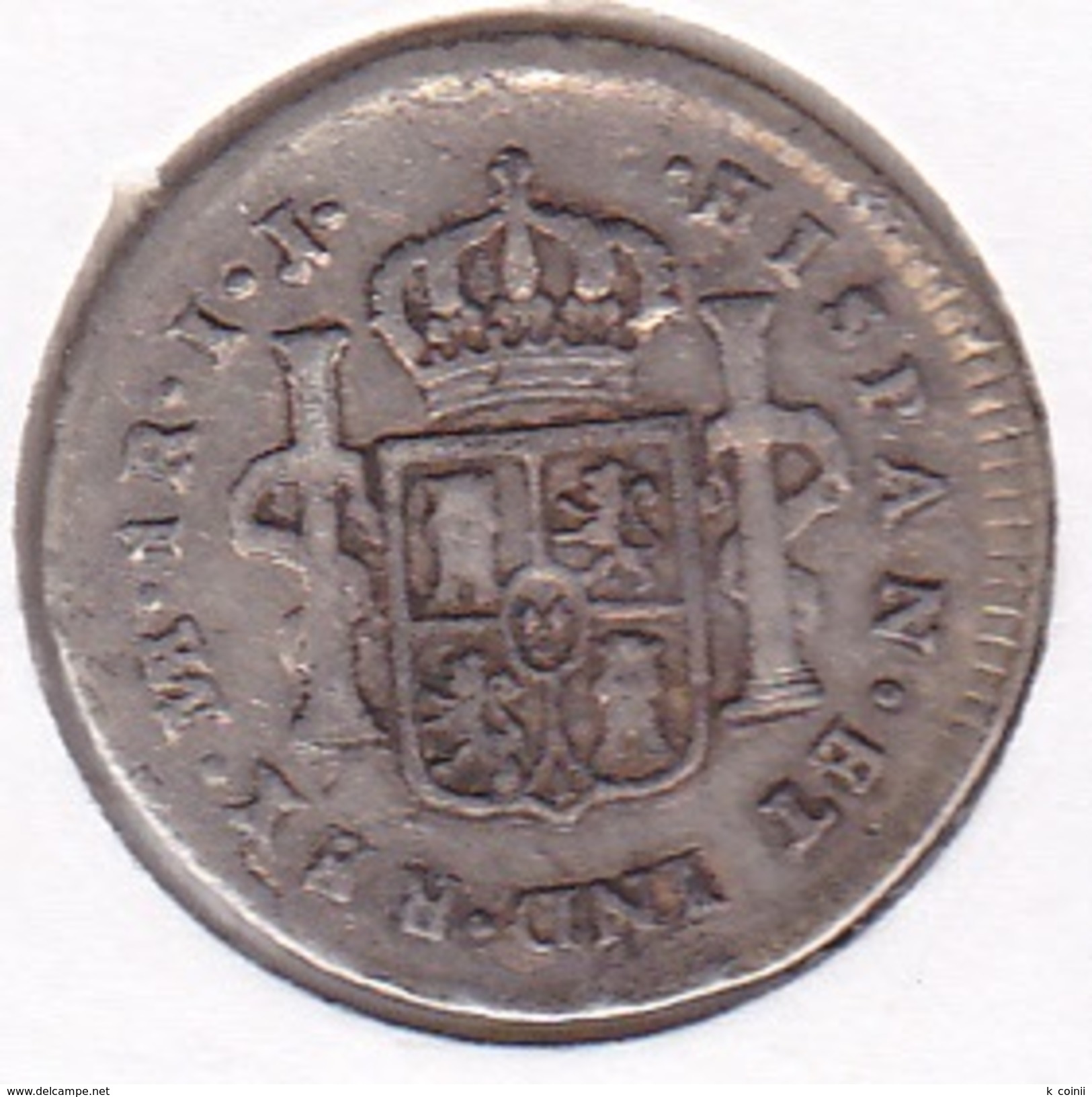 Spain - 1 Real 1789 - Very Fine - First Minting