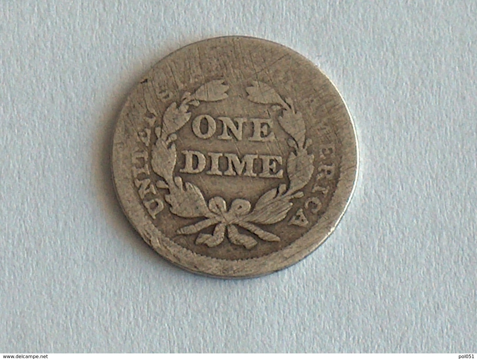 Etats-Unis, United States, USA - 1 Dime 1856 - Silver, Argent - 1837-1891: Seated Liberty