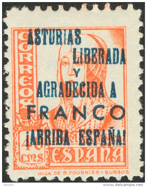 **/* 10/17 1938. Emisiones Locales Patri&oacute;ticas. Coru&ntilde;a. Serie Completa (el 2 Cts Con Fijasellos). MAGNIFIC - Nationalist Issues