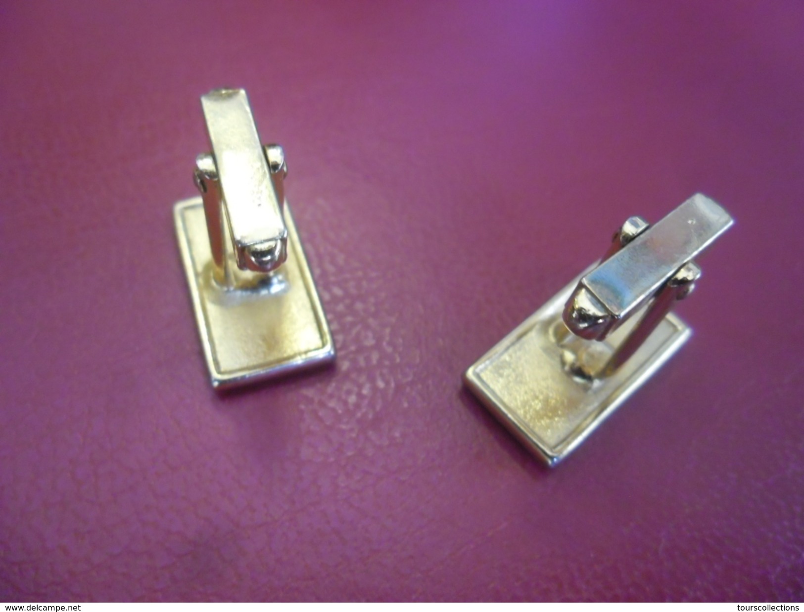 BOUTONS De MANCHETTE Auto Tacot - La Paire - Cuff Links & Studs