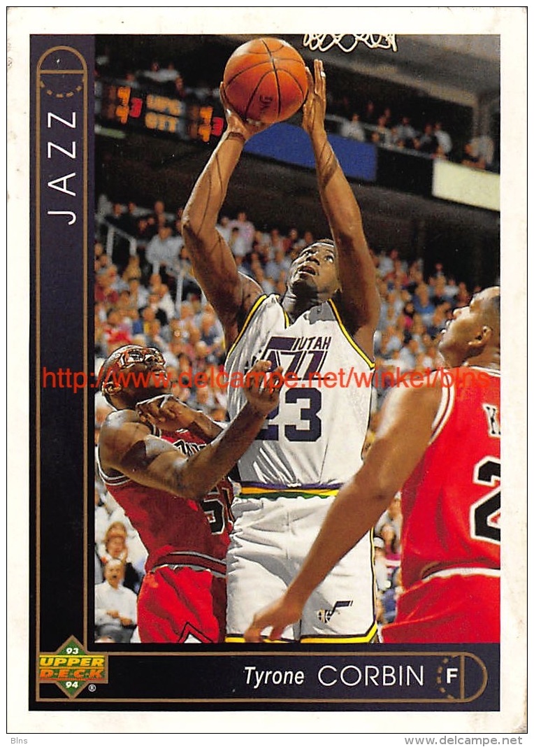 Upper Deck 93/94 Nr: &nbsp;94 Tyrone Corbin&nbsp; - 1990-1999