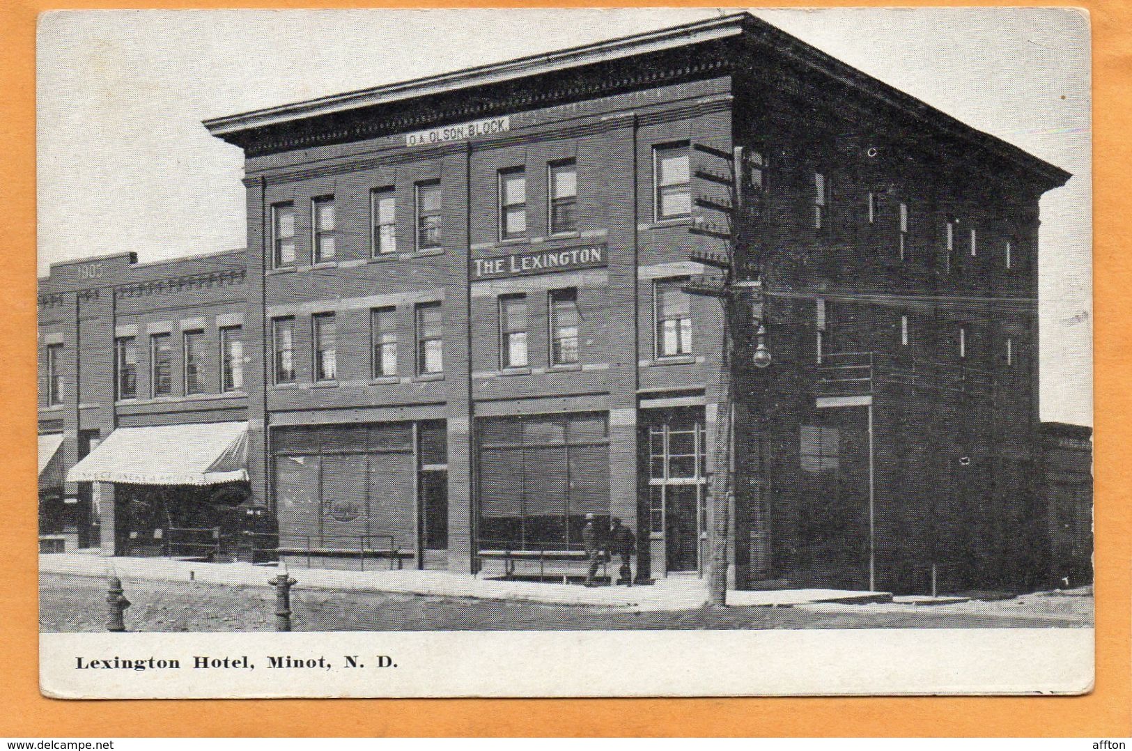 Minot ND 1910 Postcard - Minot