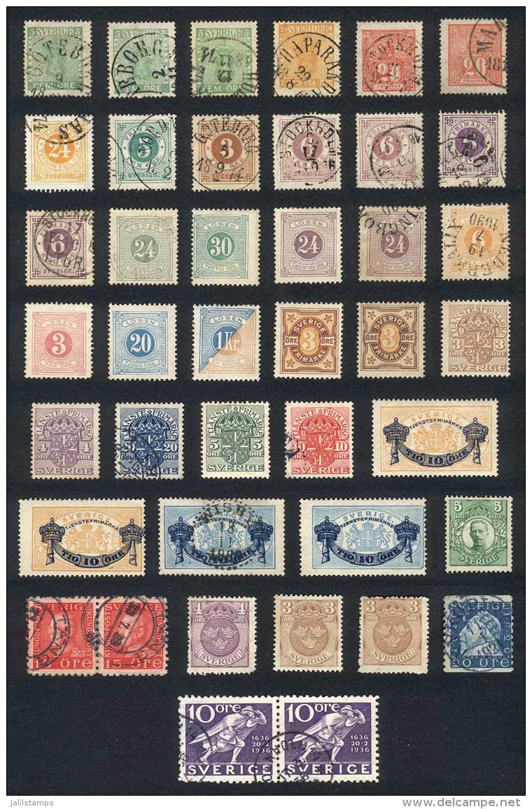 Lot Of Old Mint (with Gum And Hinge Marks) Or Used Stamps, Very Fine Quality, Scott Catalog Value US$555, Good... - Otros & Sin Clasificación