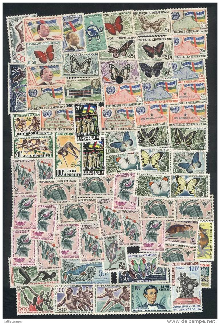 Lot Of VERY THEMATIC Stamps And Sets, Never Hinged And Of Very Fine Quality. Yvert Catalog Value Over Euros 90. - Centrafricaine (République)