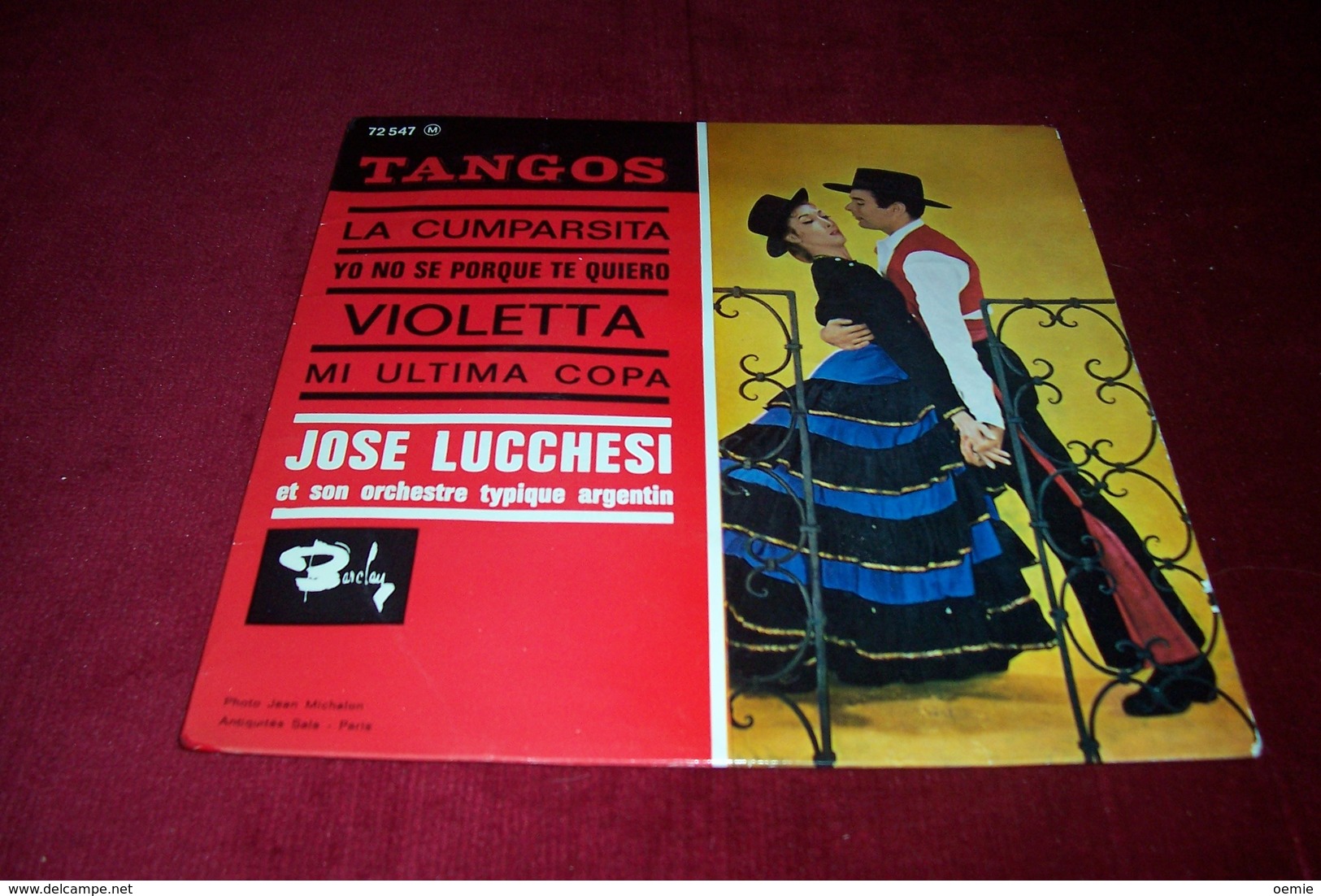 JOSE LUCCHESI ° TANGOS / LA CUMPARSITA / YO NO PORQUE TE QUIERO / VIOLETTA / MI ULTIMA COPA - Sonstige - Spanische Musik