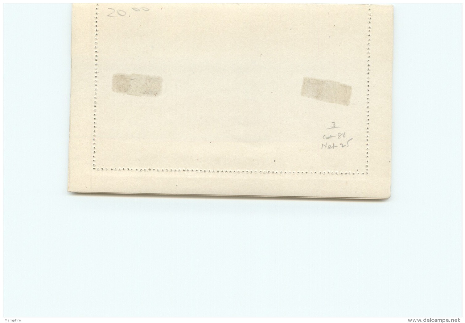 Entier  Carte-lettre Groupe 15 Cent. Avec Date 047  Neuve Marques Au Dos - Covers & Documents