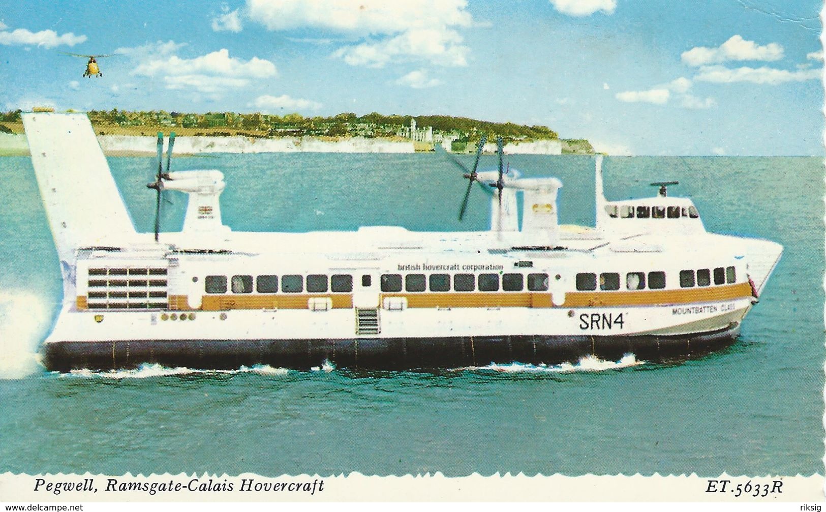 Ferry. The "Mountbatten" S.R.N. 4.  Hovercraft  S-3587 - Hovercrafts