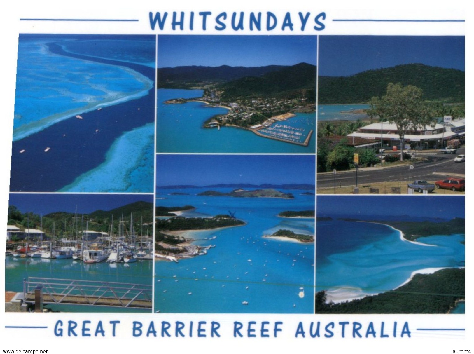 (681) Australia - QLD - Whitsundays (with Stamp At Back) - Great Barrier Reef