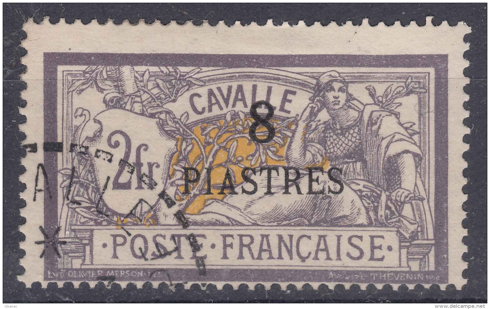 Cavalle 1902 Yvert#16 Used - Oblitérés