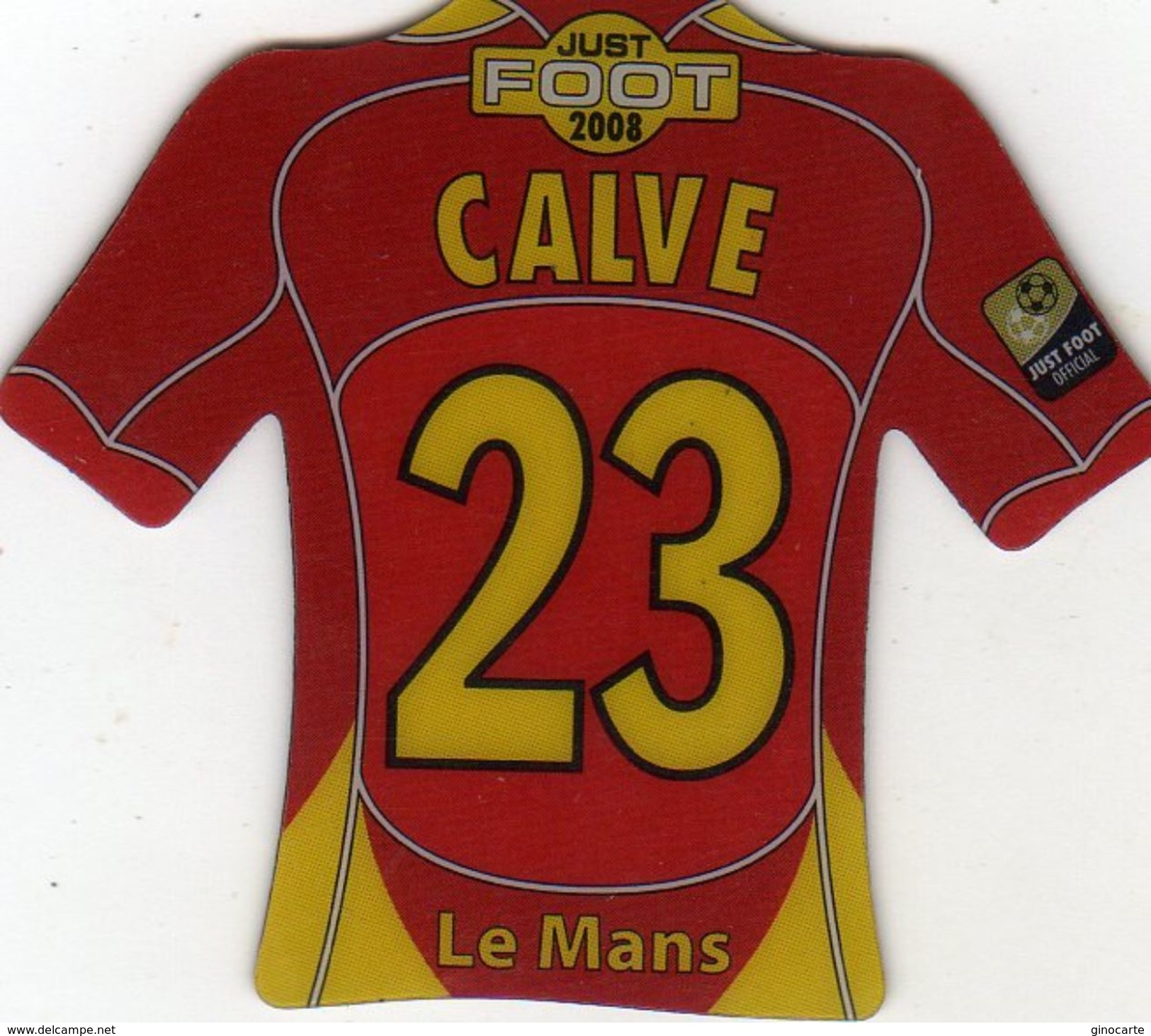 Magnet Magnets Maillot De Football Pitch Le Mans Calve 2008 - Sports