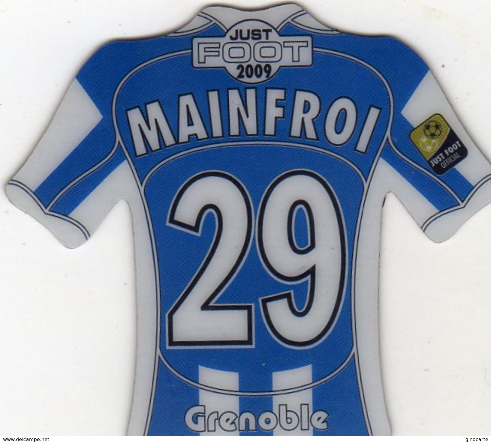 Magnet Magnets Maillot De Football Pitch Grenoble Mainfroi 2009 - Sports