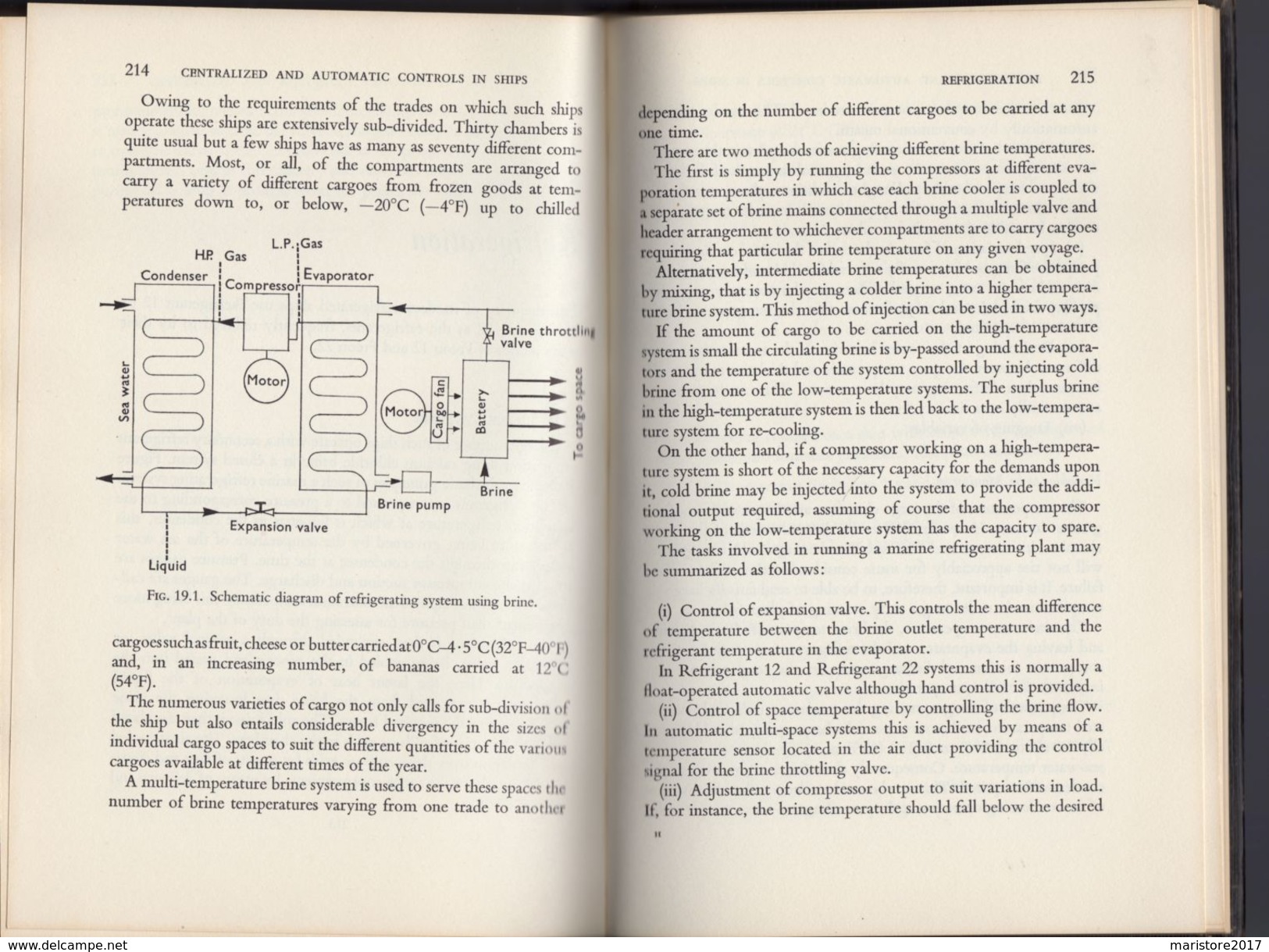 Vintage Technology Book Libro Ingegneria Navale-Centralized And Automatic Controls In Ships - 1st Edition-1966 - Bouwkunde