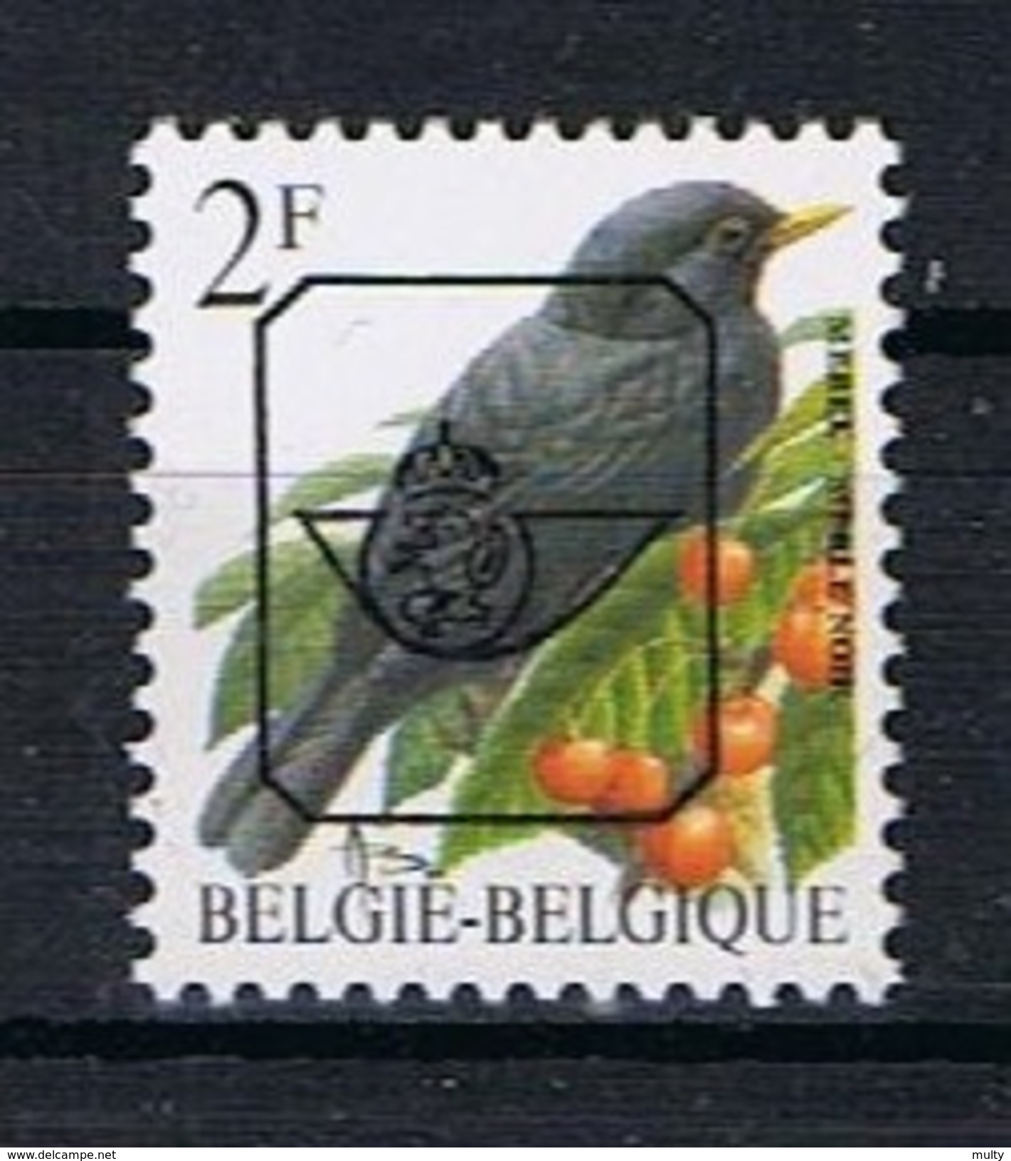 Belgie OCB 819 (**) - Typo Precancels 1986-96 (Birds)