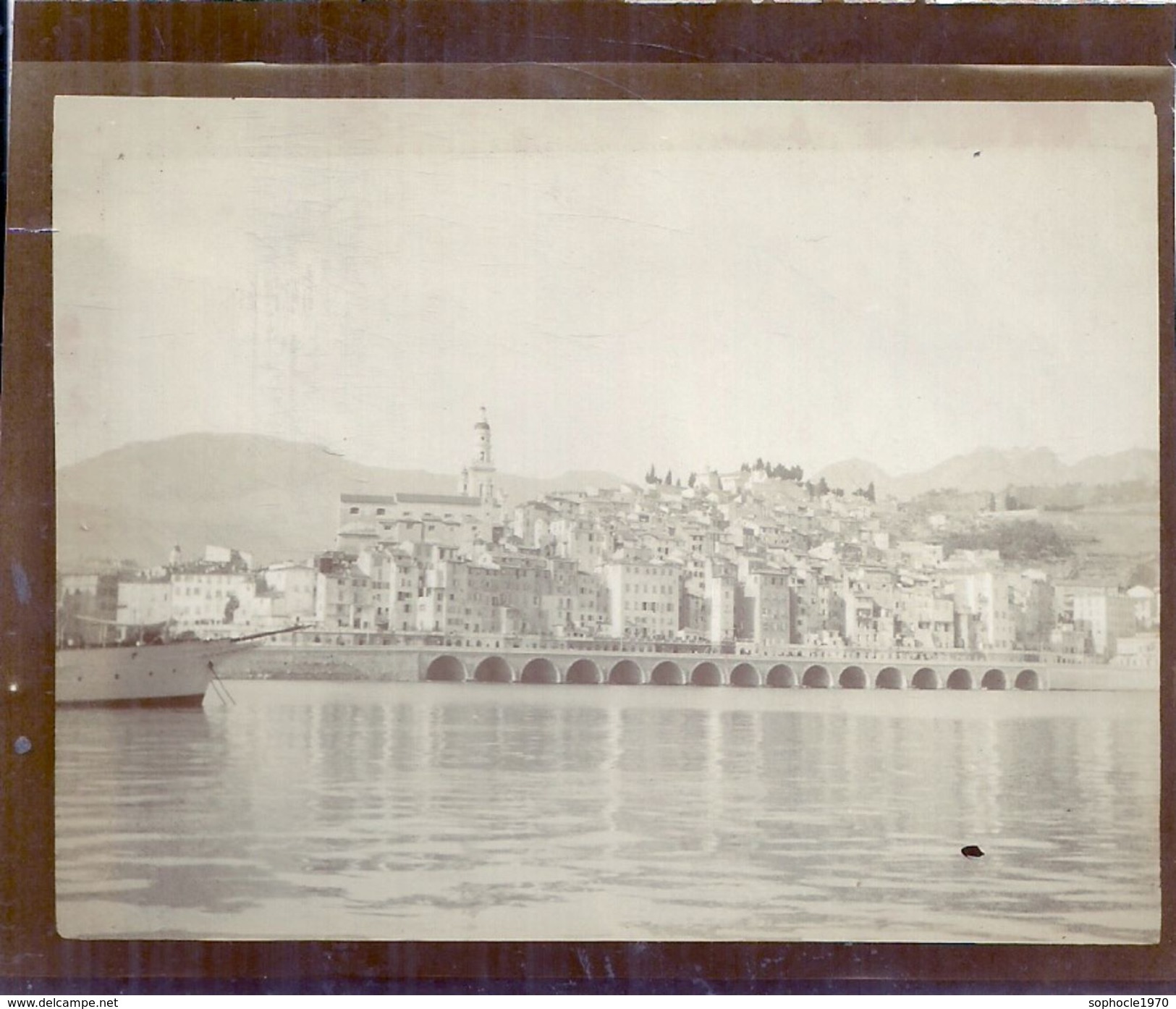 SUISSE - SUITZERLAND - Canton DU VALAIS  - Photo 8 X 10 Cm - Vers 1900 - CRANS MONTANA - Vue Depuis Le Lac - Crans