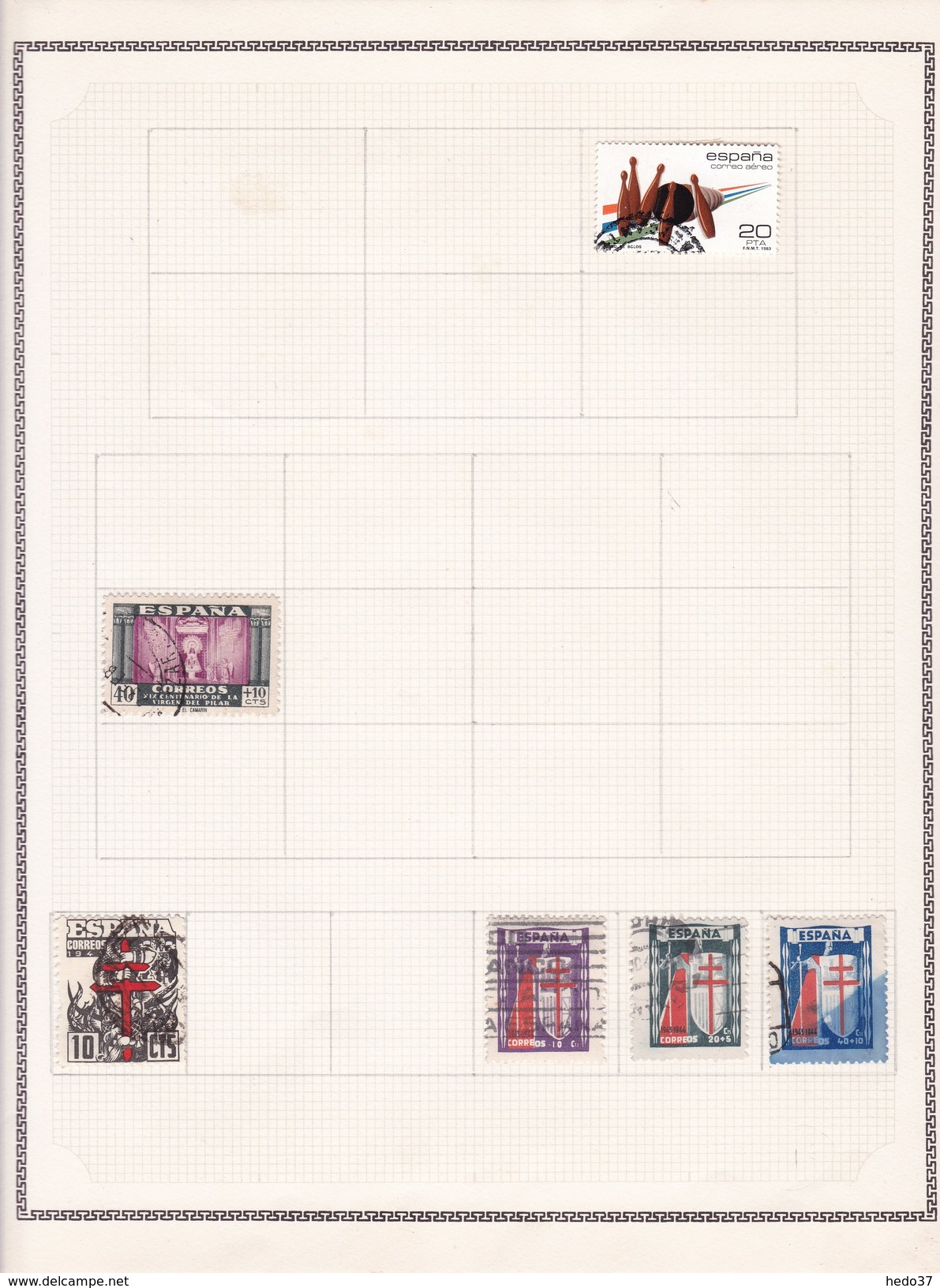Espagne - Collection Vendue Page Par Page - Timbres Oblitérés / Neufs * - B/TB - Sammlungen