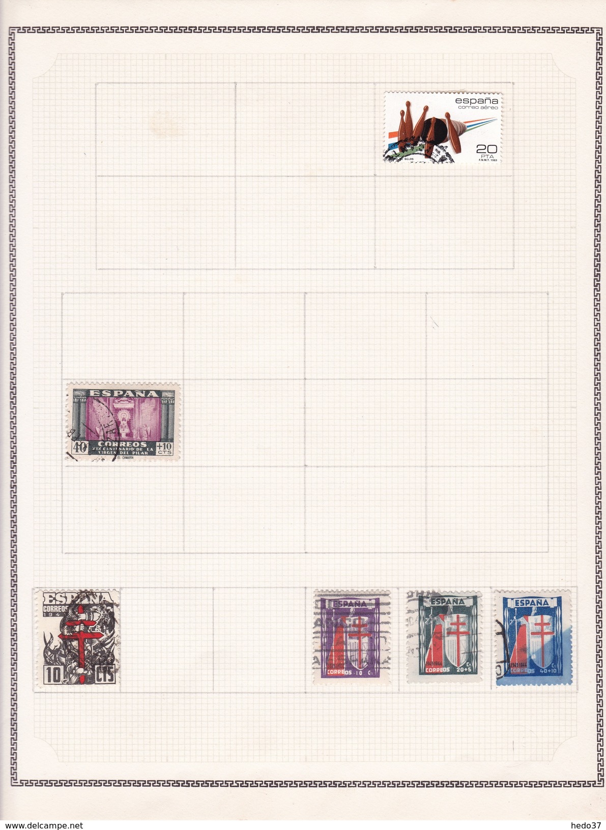 Espagne - Collection Vendue Page Par Page - Timbres Oblitérés / Neufs * - B/TB - Collezioni