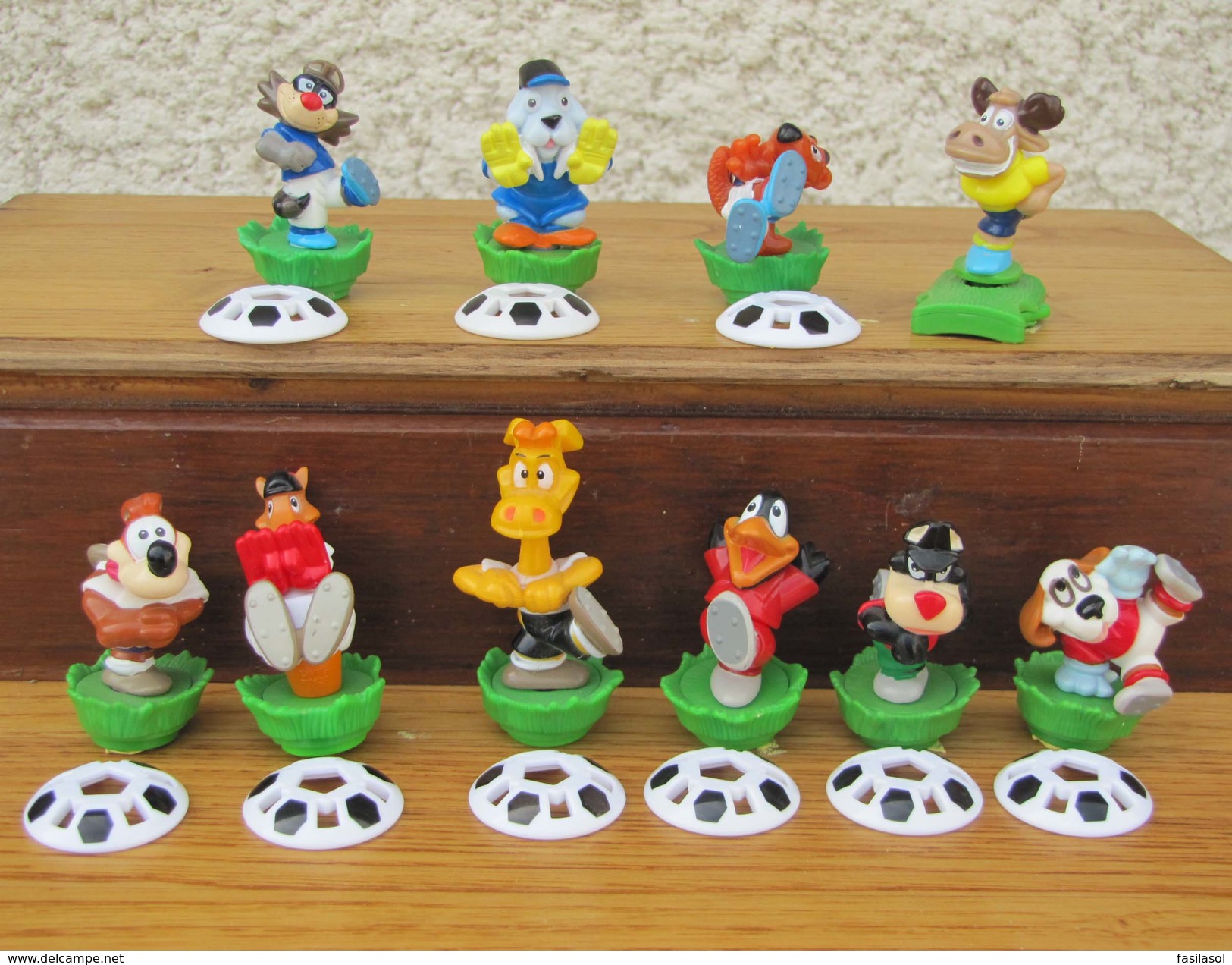 Kinder 2008 : Série Complète Magic Sport 2  Avec 3 BPZ (10 Figurines) - Lots