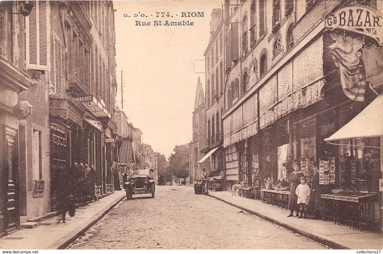 63-RIOM- RUE SAINT-AMABLE - Riom