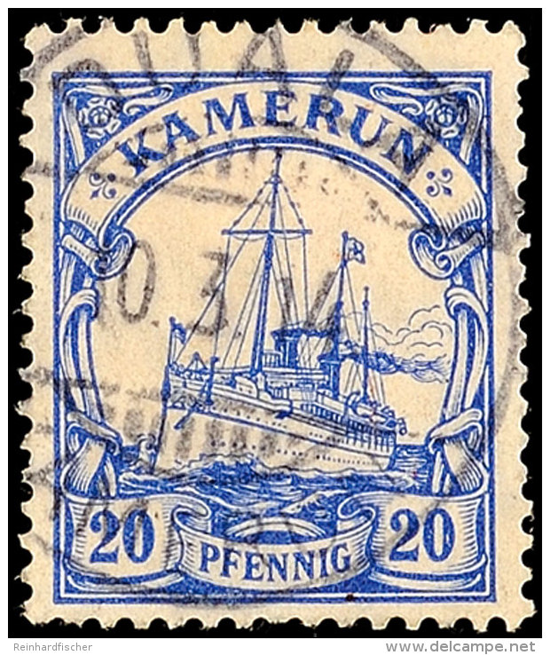 20 Pfg In Type Ia, Sauber O Kl. Zahnfehler, Sign. Richter, Mi. 150.-, Katalog: 23Ia O20 Pfg In... - Cameroun