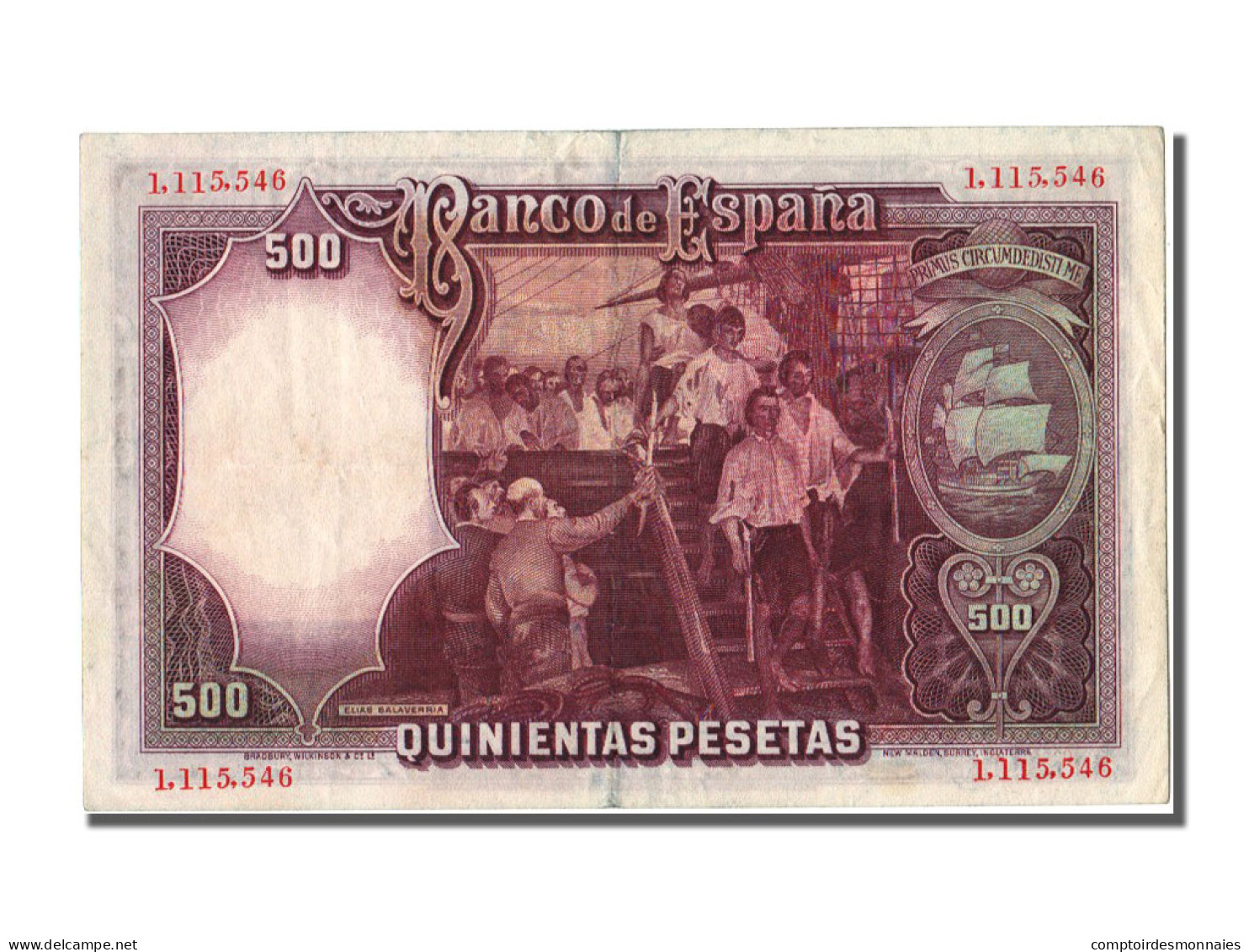 Billet, Espagne, 500 Pesetas, 1931, 1931-04-25, KM:84, TTB+ - 500 Pesetas