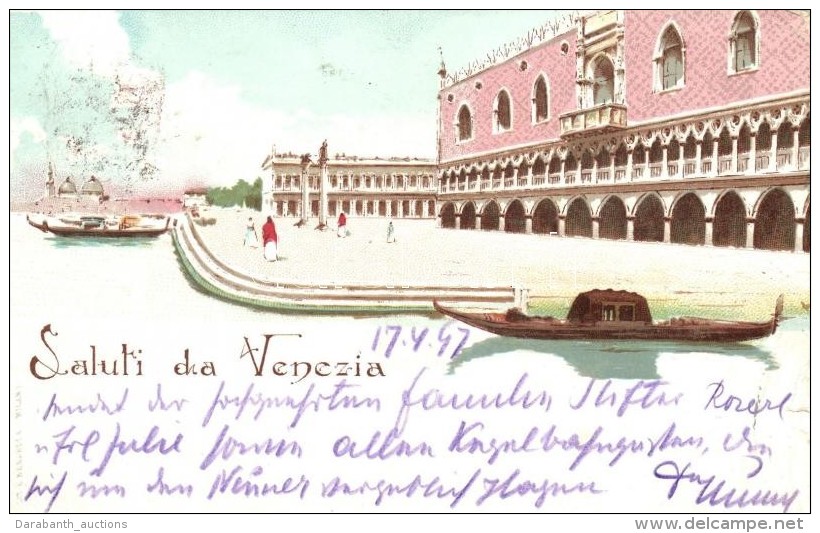 T3 1897 Venice, Venezia; Litho (EB) - Unclassified