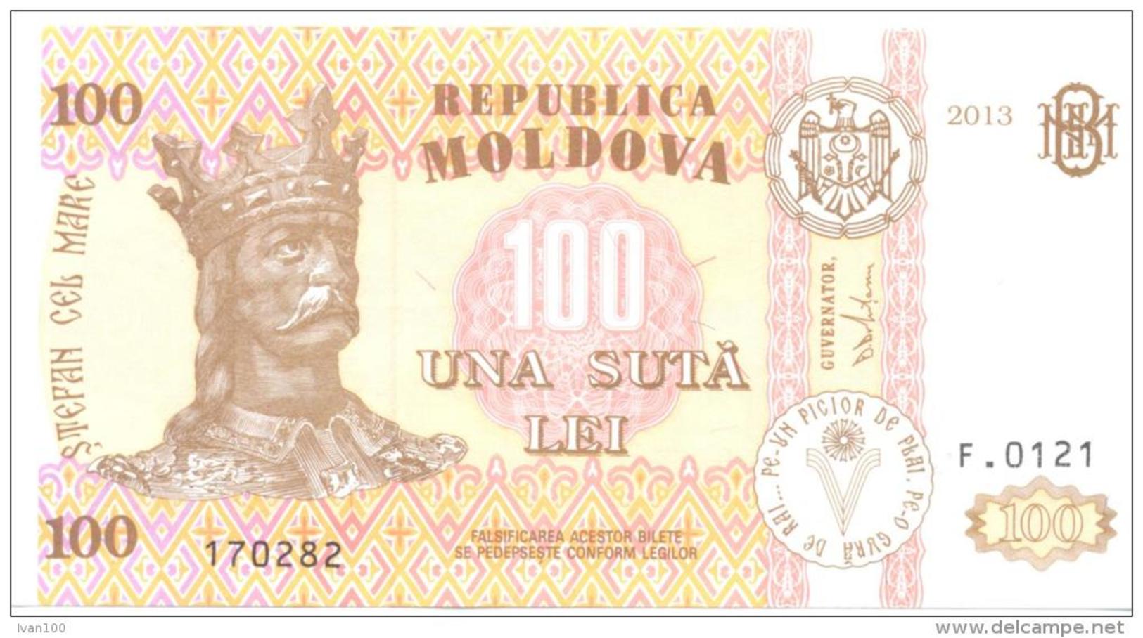 2013, MOldova, 100Leu/2013, UNC - Moldova