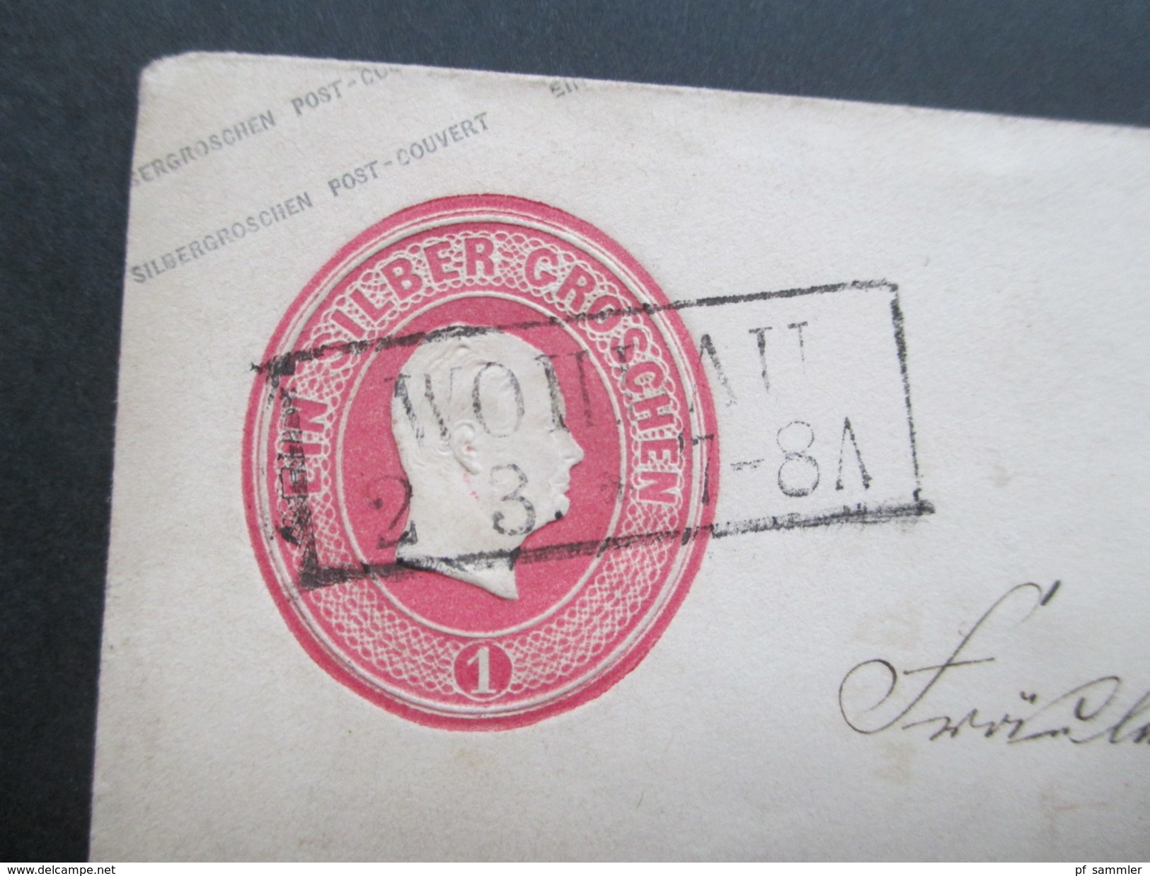 AD Preussen 1859 GA U 17 A Schlesien Stempel R2 Wohlau Nach Breslau. Mit Ankunftsstempel. Ausg. 4/3 No 1 - Enteros Postales