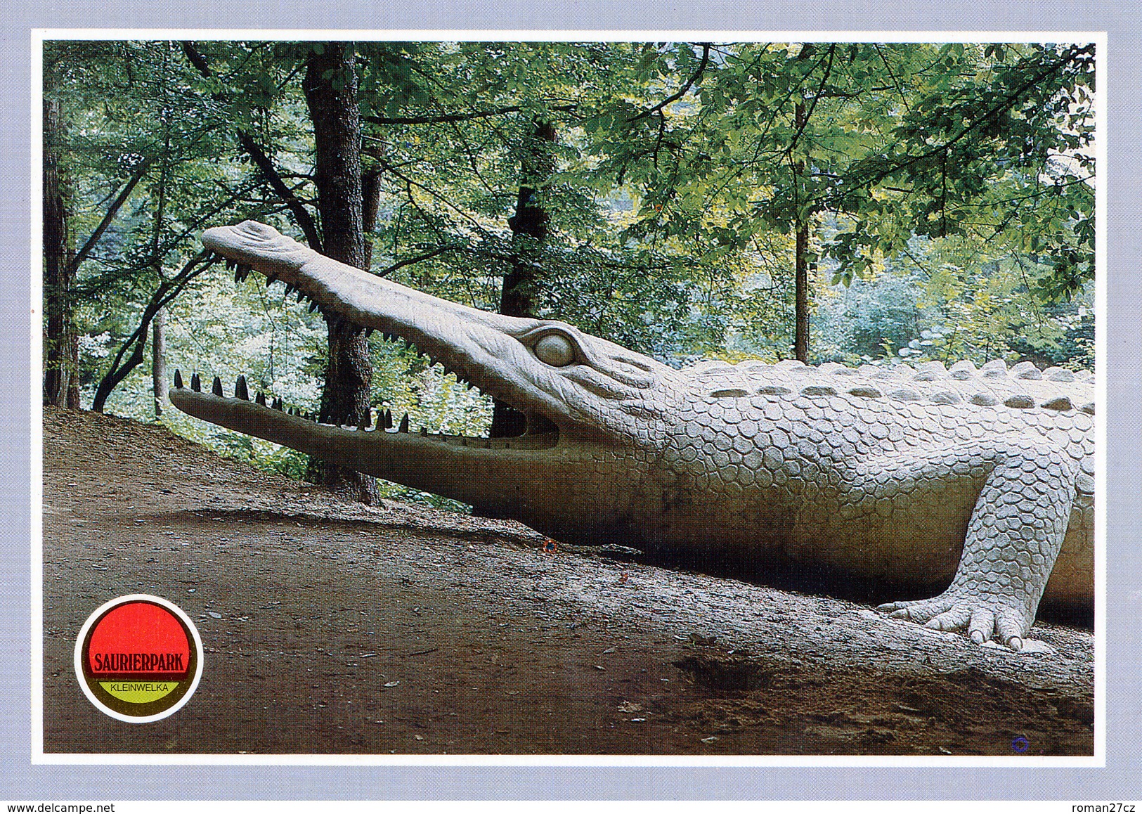 Saurierpark Kleinwelka, Germany, Ca. 1980s, Dinosaur - Deinosuchus - Bautzen