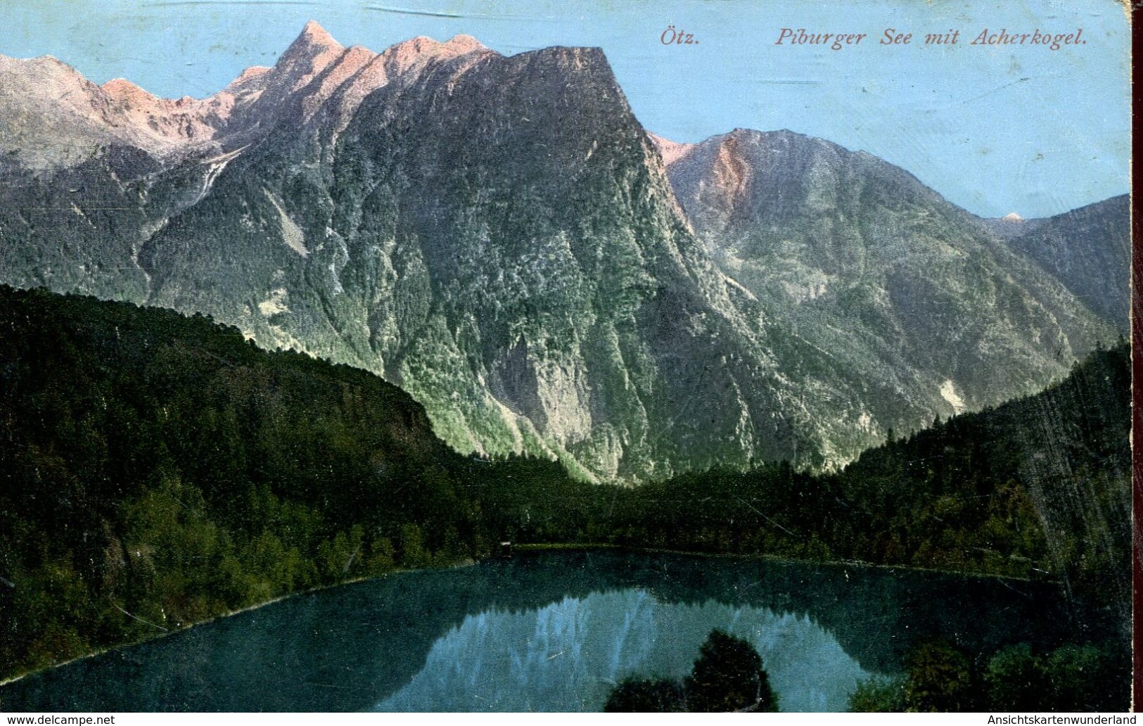 Ötz - Piburger See Mit Acherkogel 1909 (000762) - Oetz