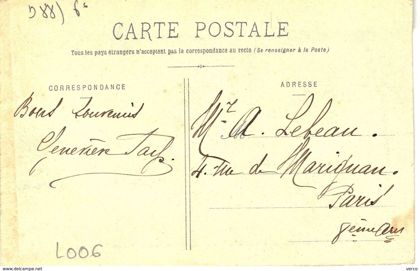 Carte Postale Ancienne De  VINCEY - Vincey