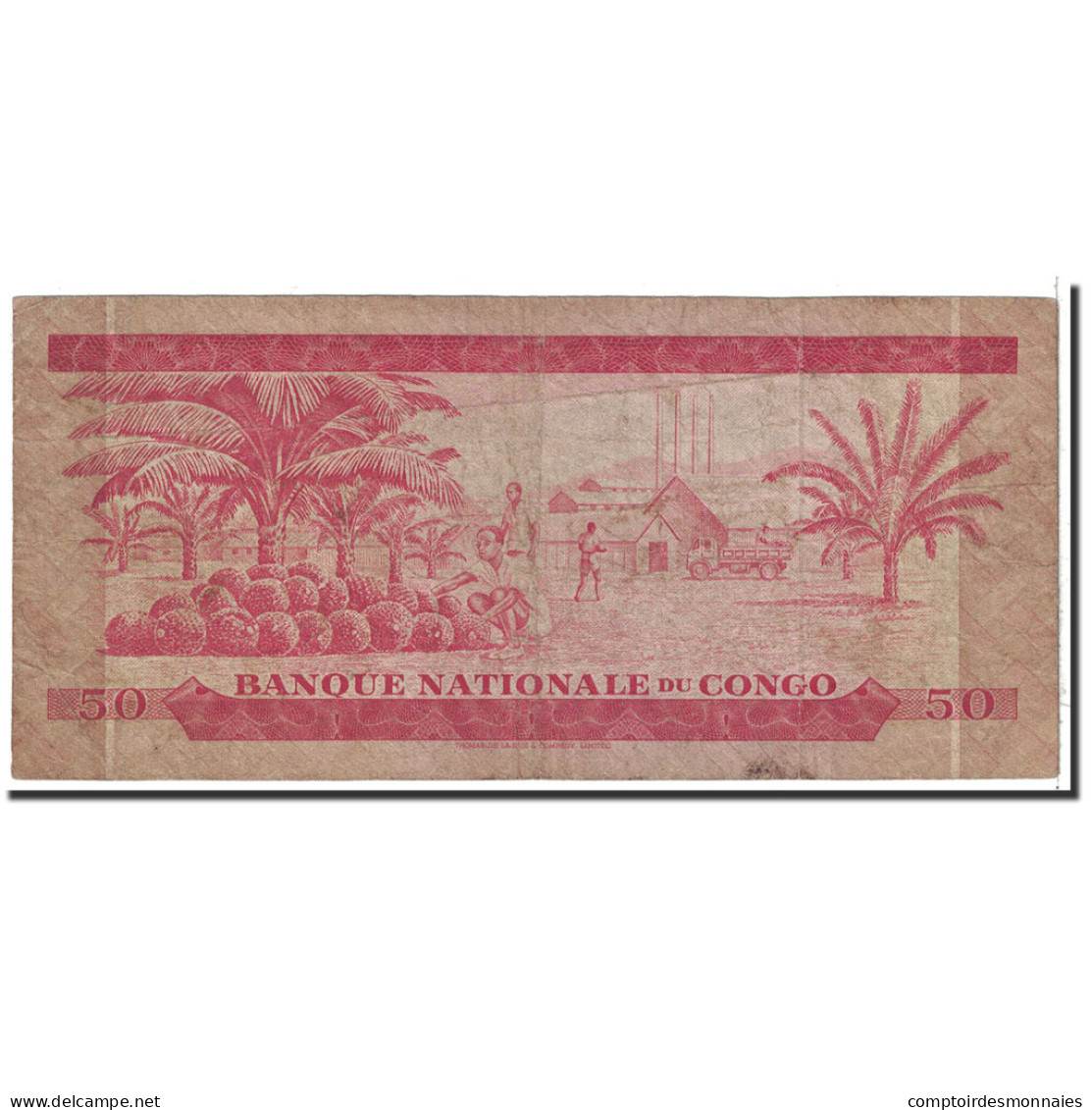 Billet, Congo Democratic Republic, 50 Makuta, 1967, 1967-01-02, KM:11a, TB - Democratic Republic Of The Congo & Zaire